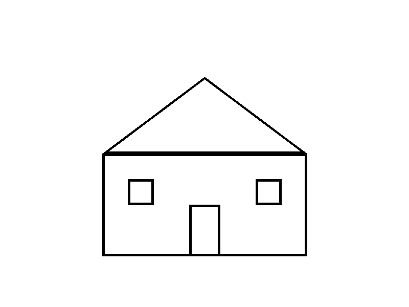 Casa 1 para colorear
