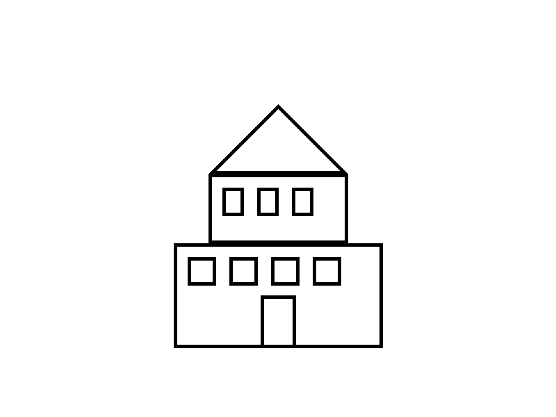 Casa 2 para colorear