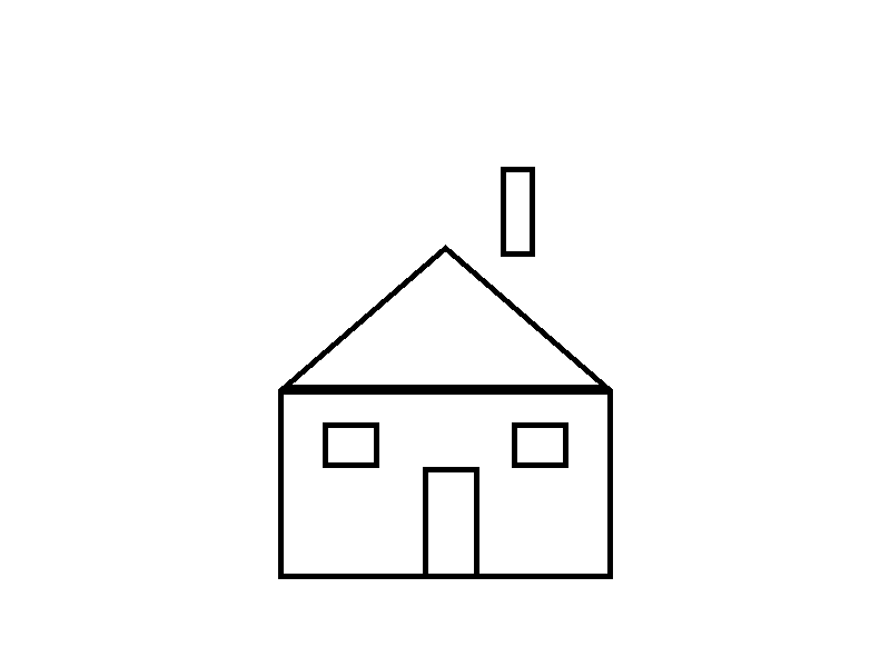 Casa 3 para colorear