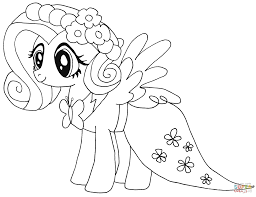 Pony mágico para colorear