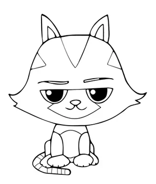 Gabby Catrat para colorear