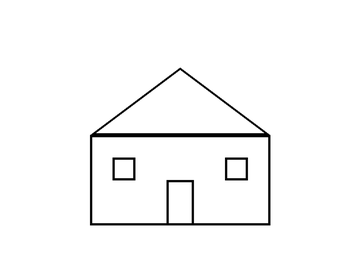 Casa 1 para colorear