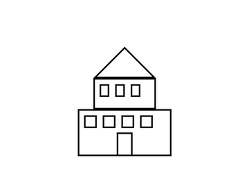 Casa 2 para colorear